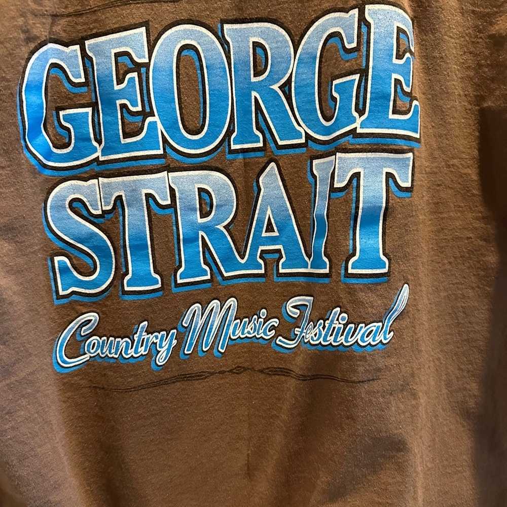 Vintage George Strait T-shirt, size Lg - image 3