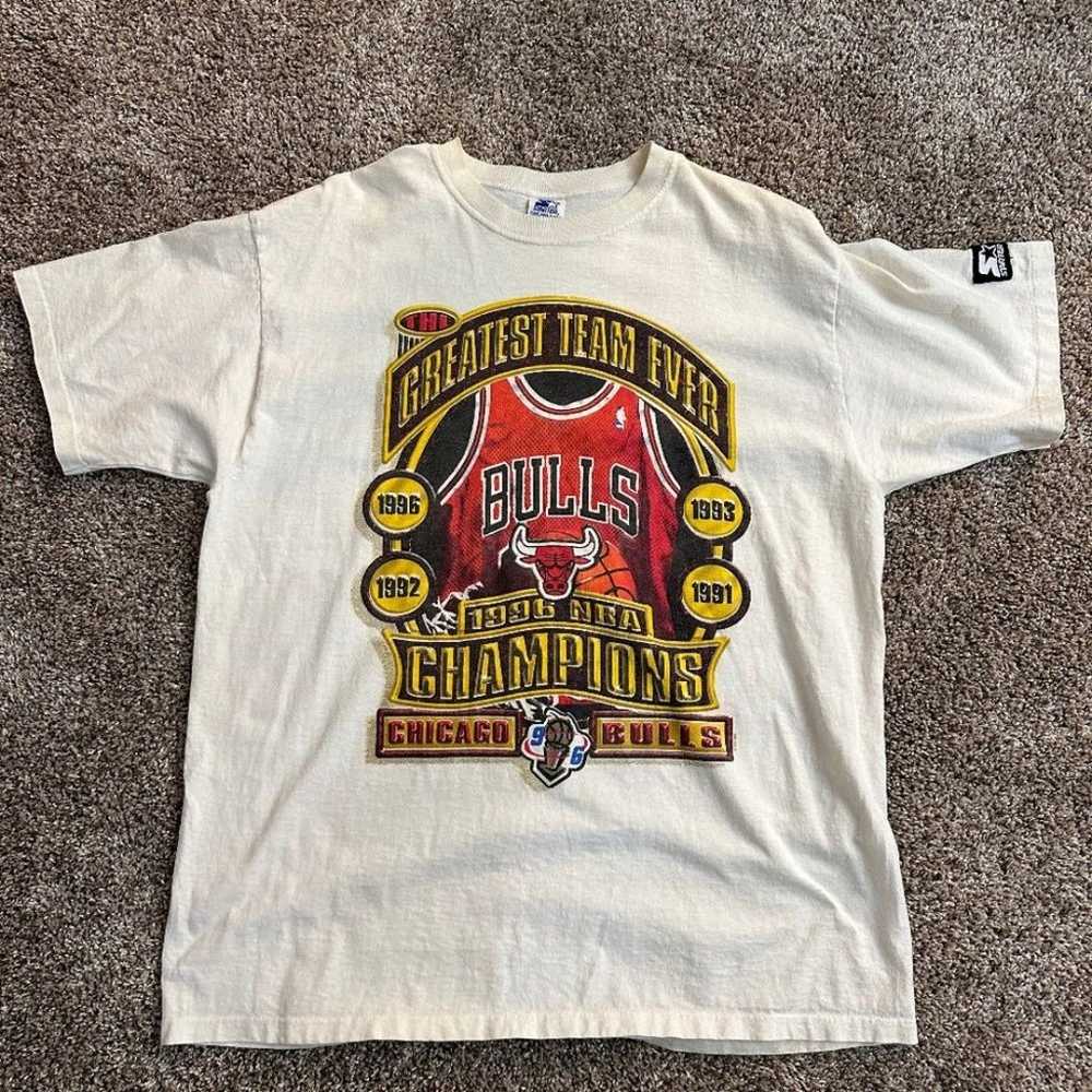 Starter 1996 Chicago Bulls NBA Champions Shirt - image 1