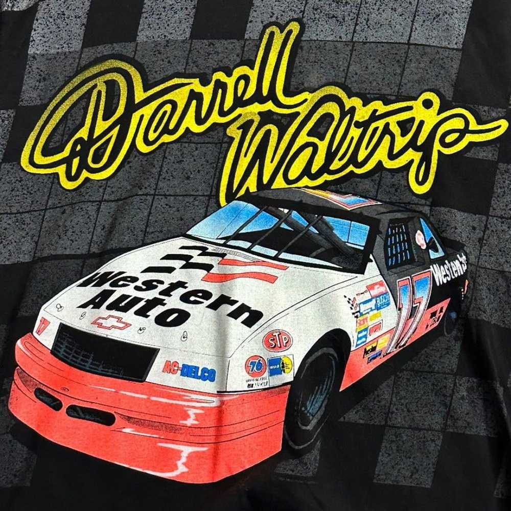 90s Hanes Double Sided Darrell Waltrip T-Shirt - image 4
