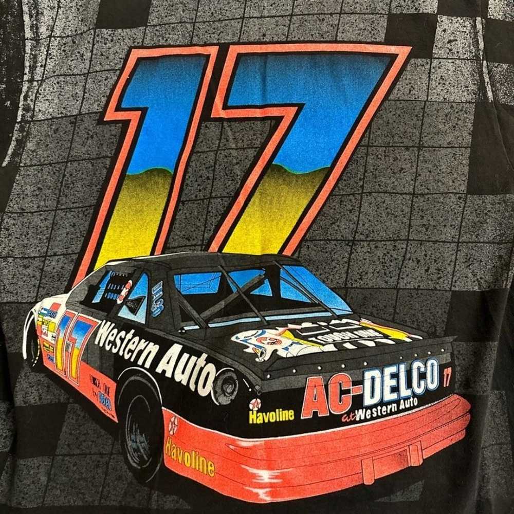 90s Hanes Double Sided Darrell Waltrip T-Shirt - image 5