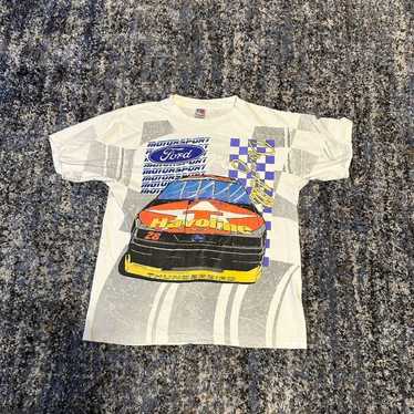 Vintage 90s Double Sided Ford Thunderbird T-Shirt - image 1