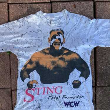 WCW Sting Fatal Encounter All Over Print T Shirt - image 1