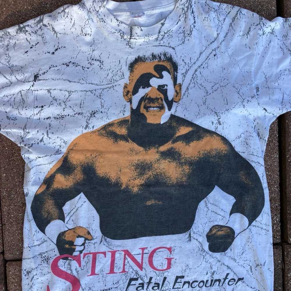 WCW Sting Fatal Encounter All Over Print T Shirt - image 2