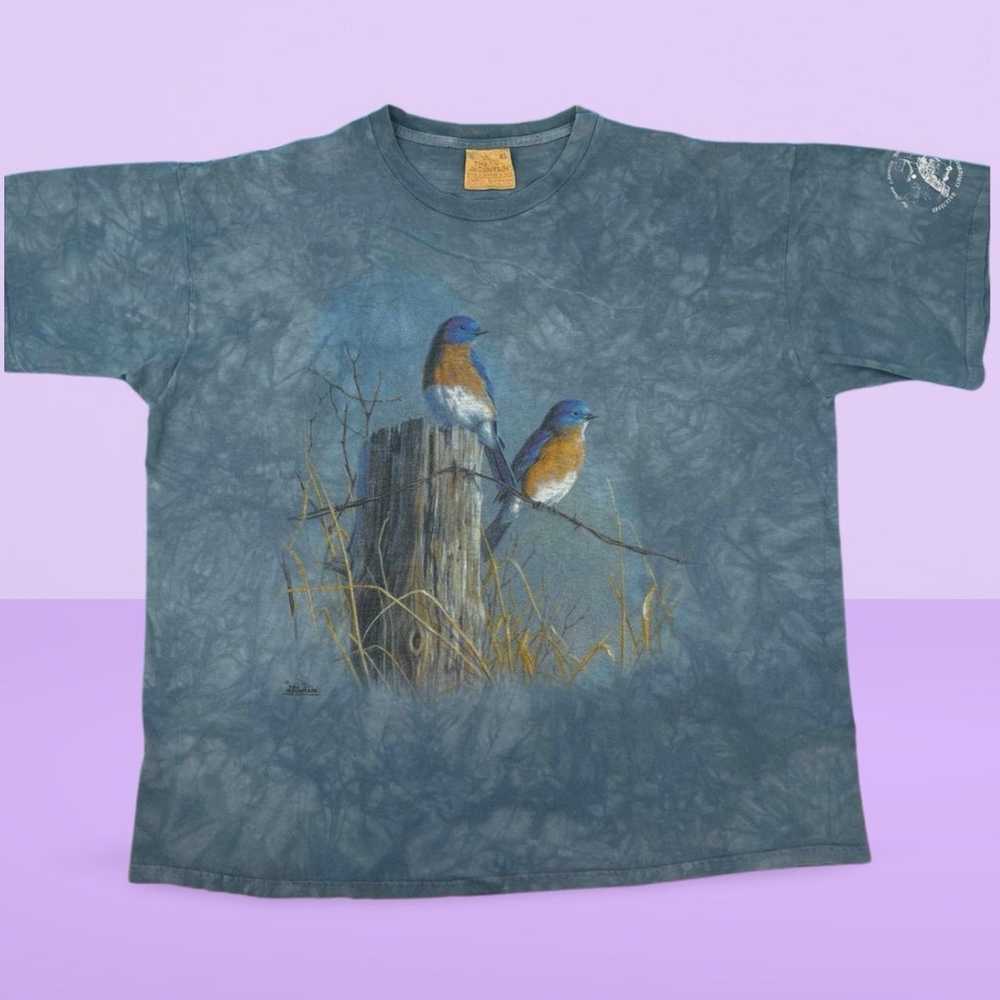 Vintage 1998 The Mountain Birds Graphic Tee - image 1