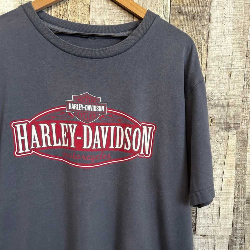 Vintage Harley Davidson Y2K Graphic T-shirt Doubl… - image 2