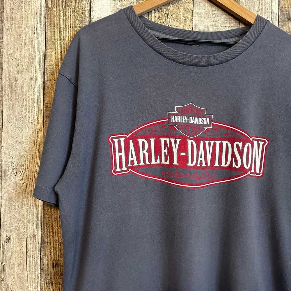 Vintage Harley Davidson Y2K Graphic T-shirt Doubl… - image 3