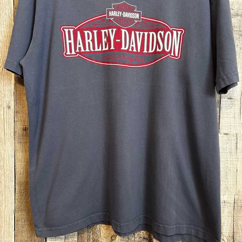 Vintage Harley Davidson Y2K Graphic T-shirt Doubl… - image 4