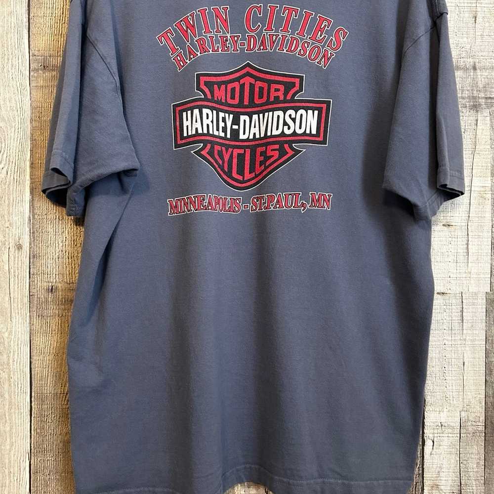 Vintage Harley Davidson Y2K Graphic T-shirt Doubl… - image 8