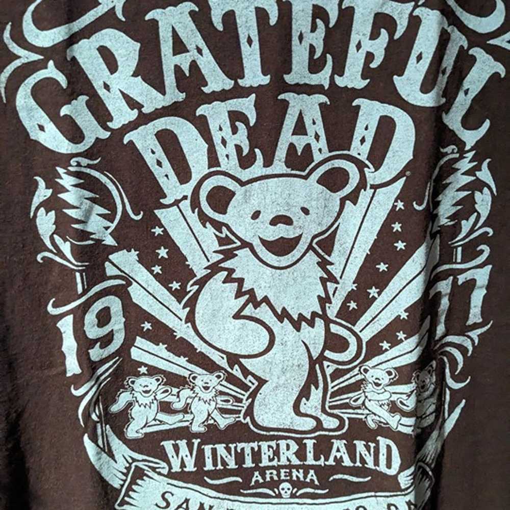 Vintage 2008 Grateful Dead Dancing Bears Brown Gr… - image 2