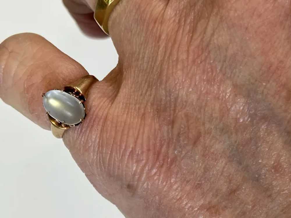 Antique 14k Moonstone Ring - image 11