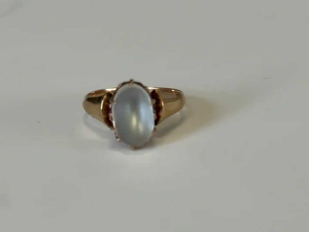 Antique 14k Moonstone Ring - image 12