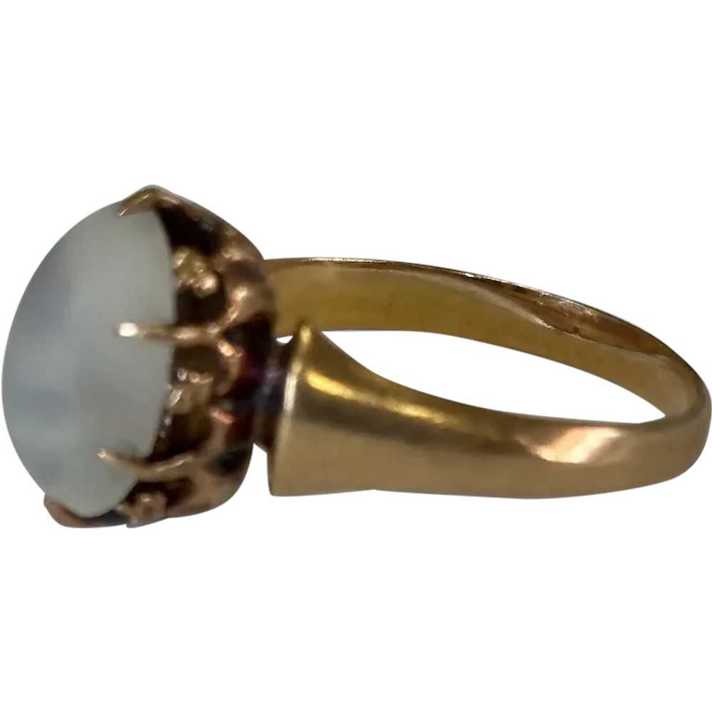 Antique 14k Moonstone Ring - image 1