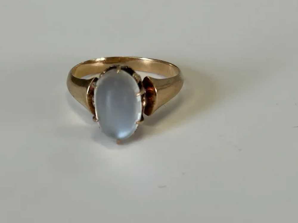 Antique 14k Moonstone Ring - image 2