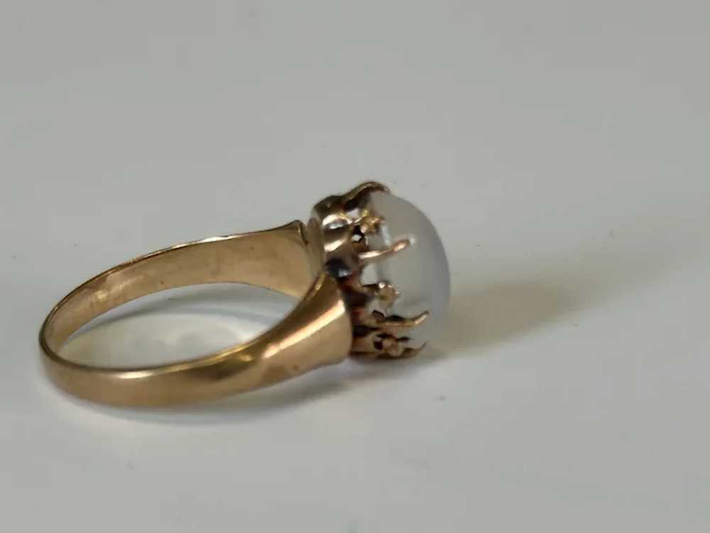 Antique 14k Moonstone Ring - image 6