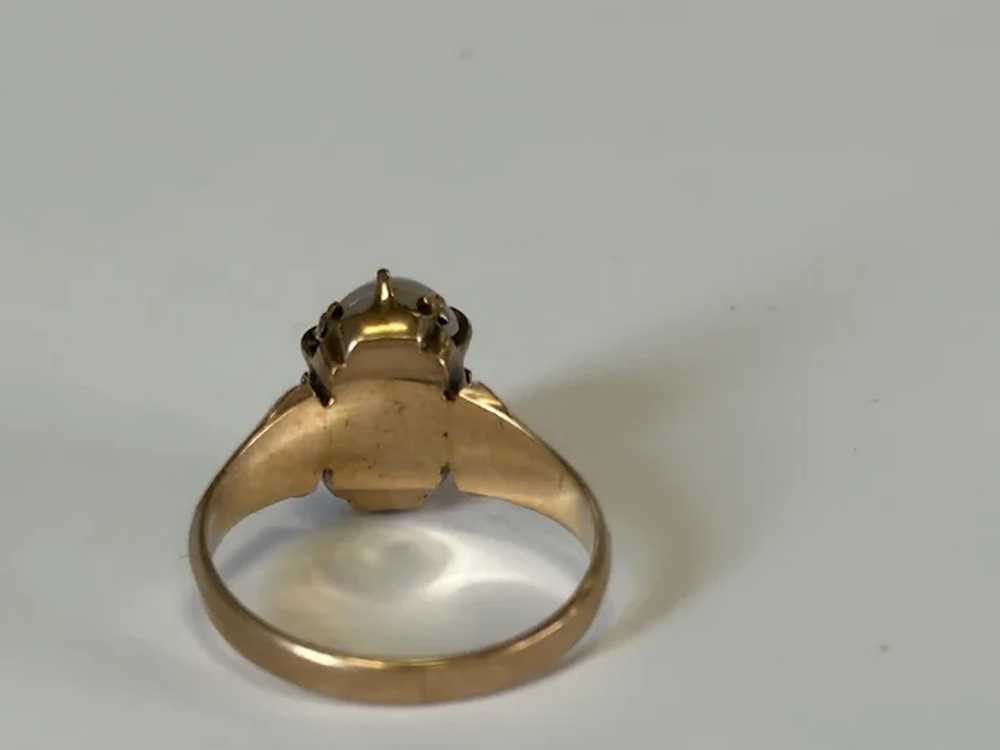 Antique 14k Moonstone Ring - image 7