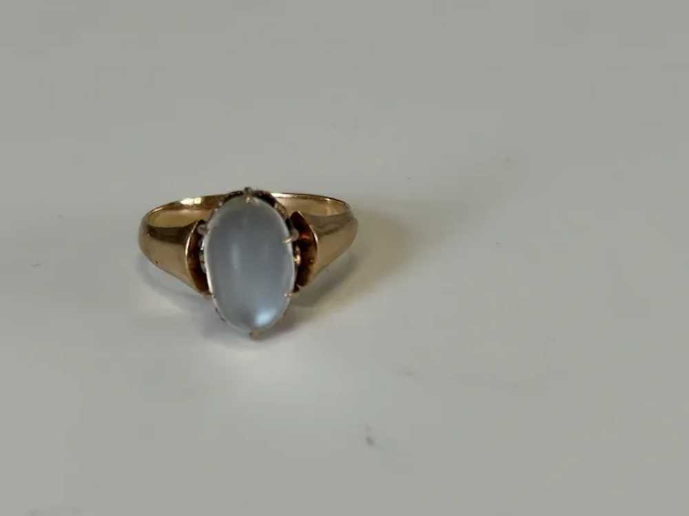 Antique 14k Moonstone Ring - image 8