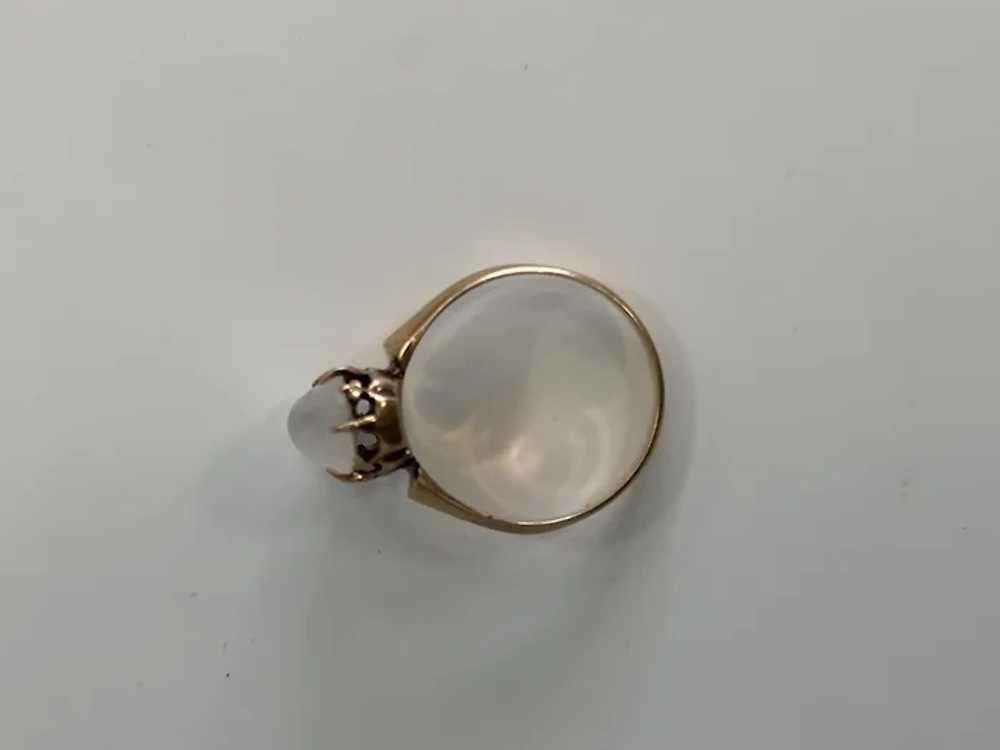 Antique 14k Moonstone Ring - image 9