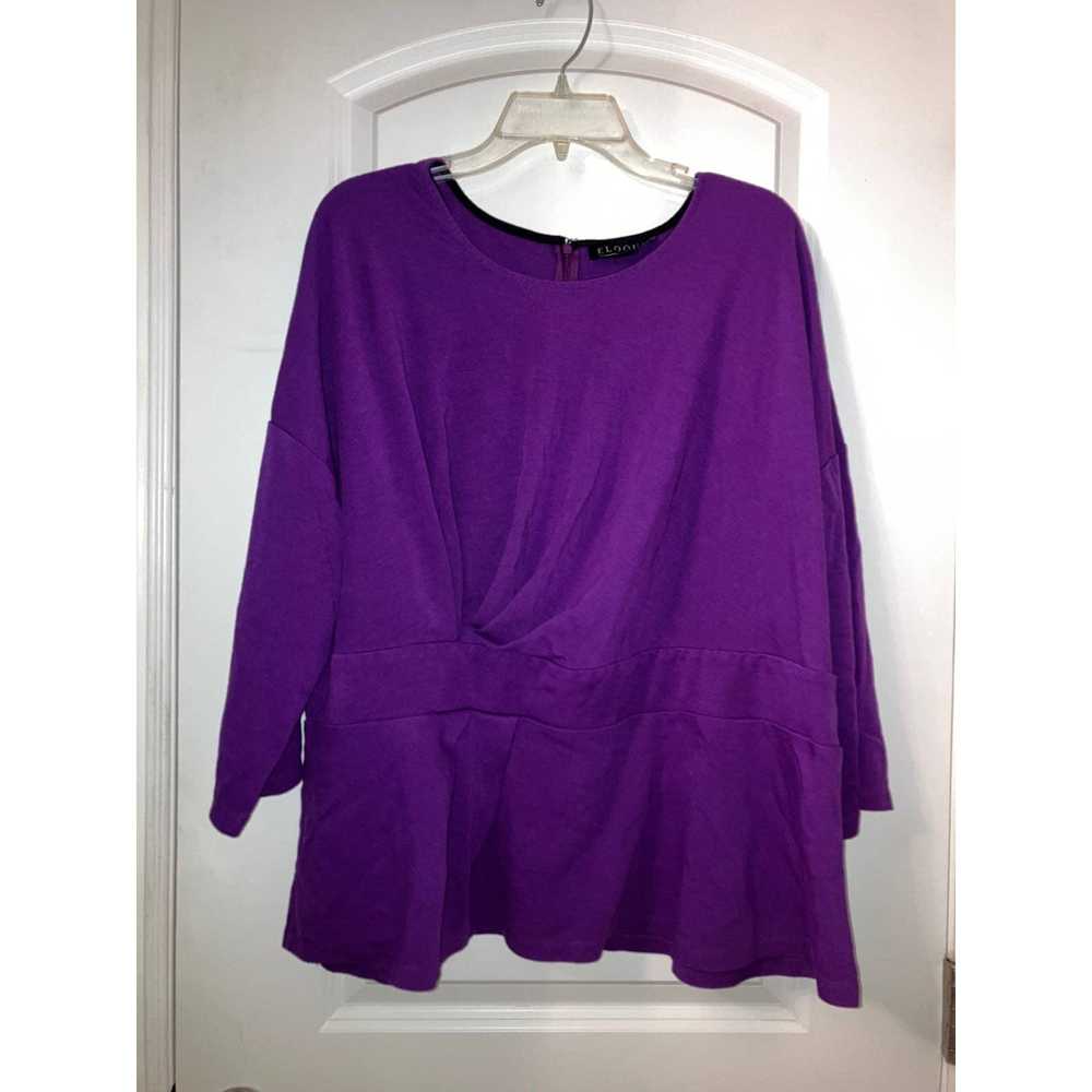 Other ELOQUII Purple Dress Blouse 24! - image 3