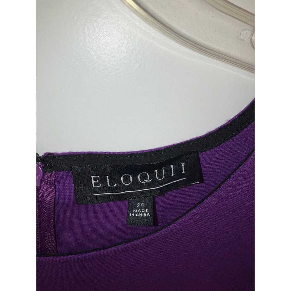 Other ELOQUII Purple Dress Blouse 24! - image 4