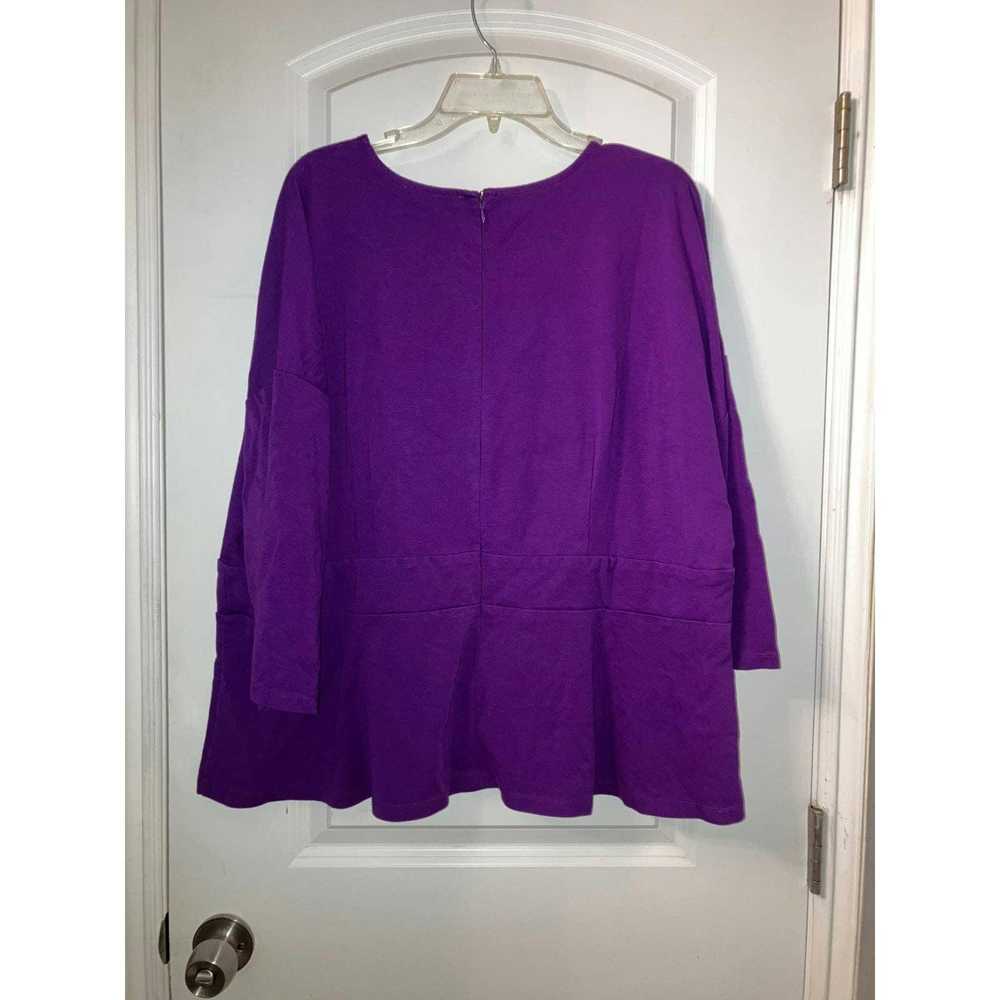 Other ELOQUII Purple Dress Blouse 24! - image 5