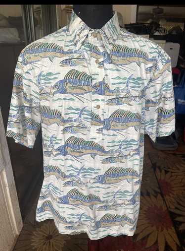 Hawaiian Shirt Kahala Hawaiian Fishes Multicolored