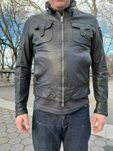 Genuine Leather × Leather Jacket compagnia brand b