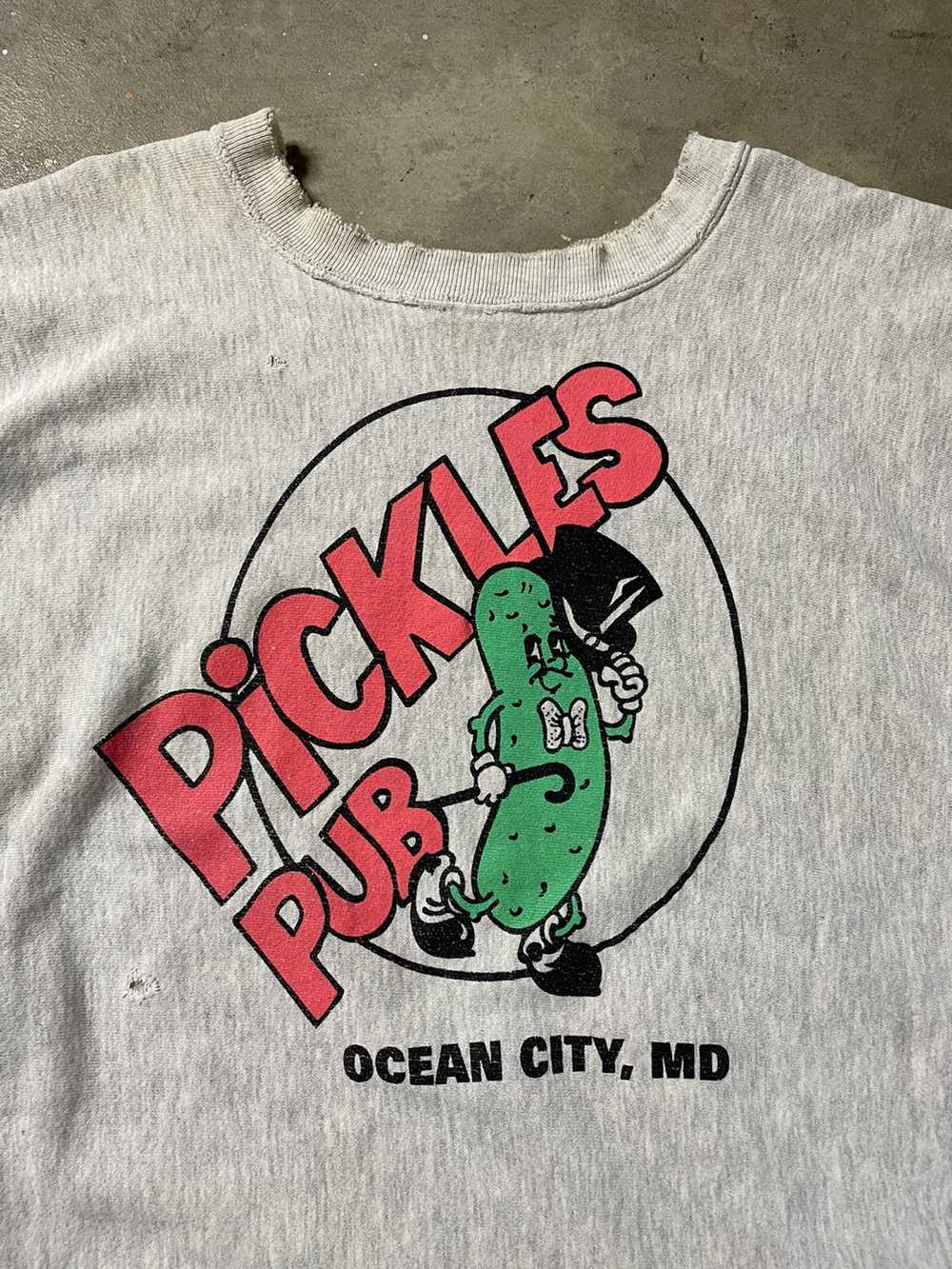 Vintage Rare Vintage Pickles Pub Sweatshirt - image 7