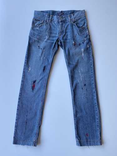 Dolce & Gabbana 2005 Archives Painters Denim Jeans