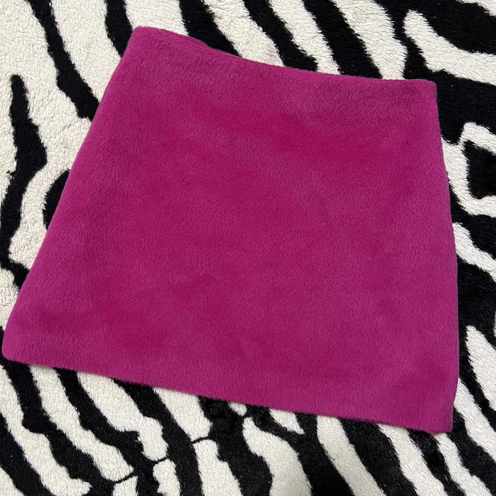 Helmut Lang Helmut Lang hot pink mini skirt - image 1