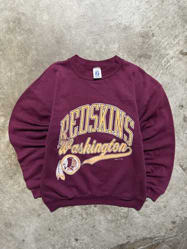 Vintage Logo 7 Washington Redskins pullover sweatshirt size retailer Large #90s