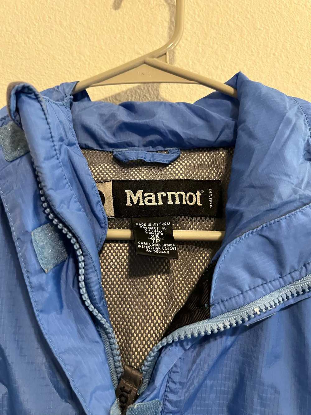 Marmot Marmot Blue Nylon Windbreaker Jacket - image 2