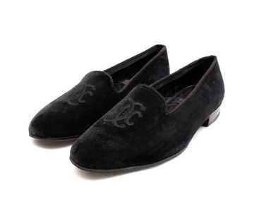 Churchs CHURCH’S Big Logo Velvet Smoking Loafers - image 1