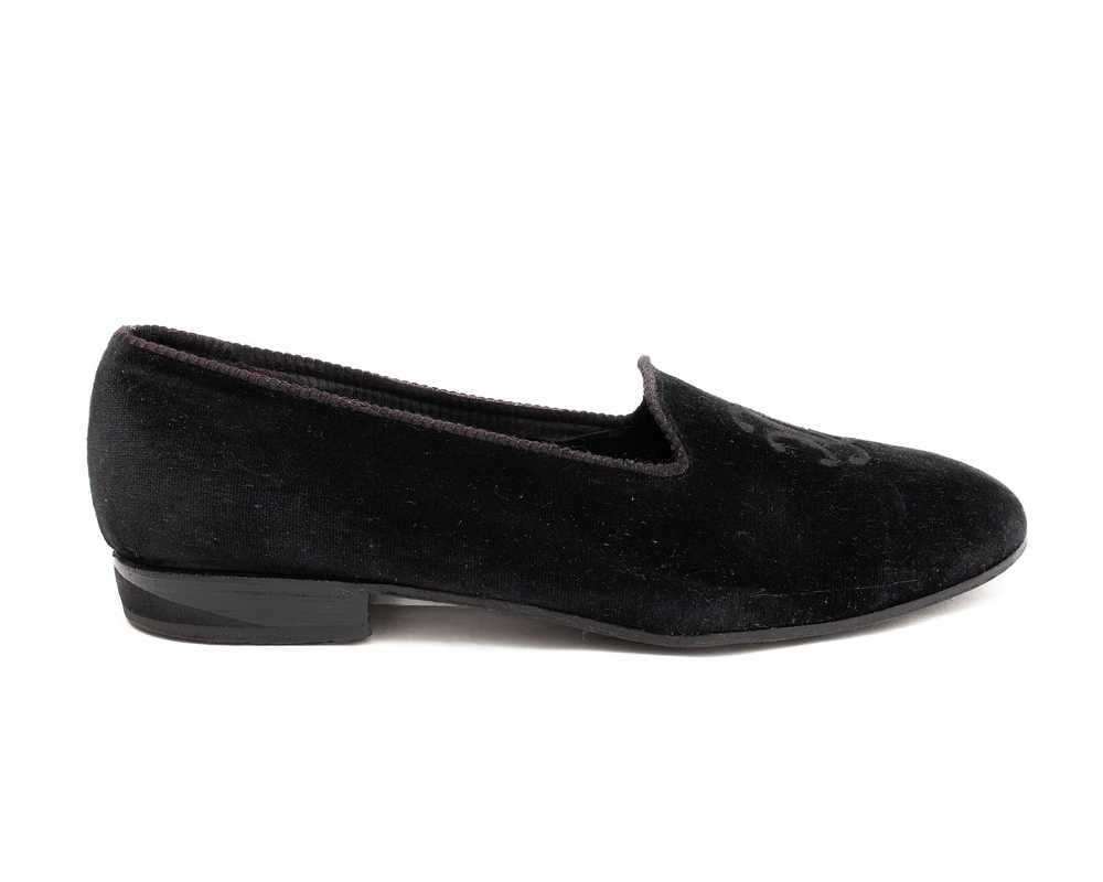 Churchs CHURCH’S Big Logo Velvet Smoking Loafers - image 3