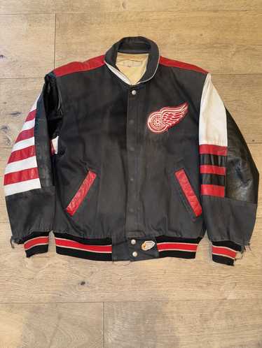 Vintage SUPER VINTAGE DETROIT REDWINGS BOMBER (rev