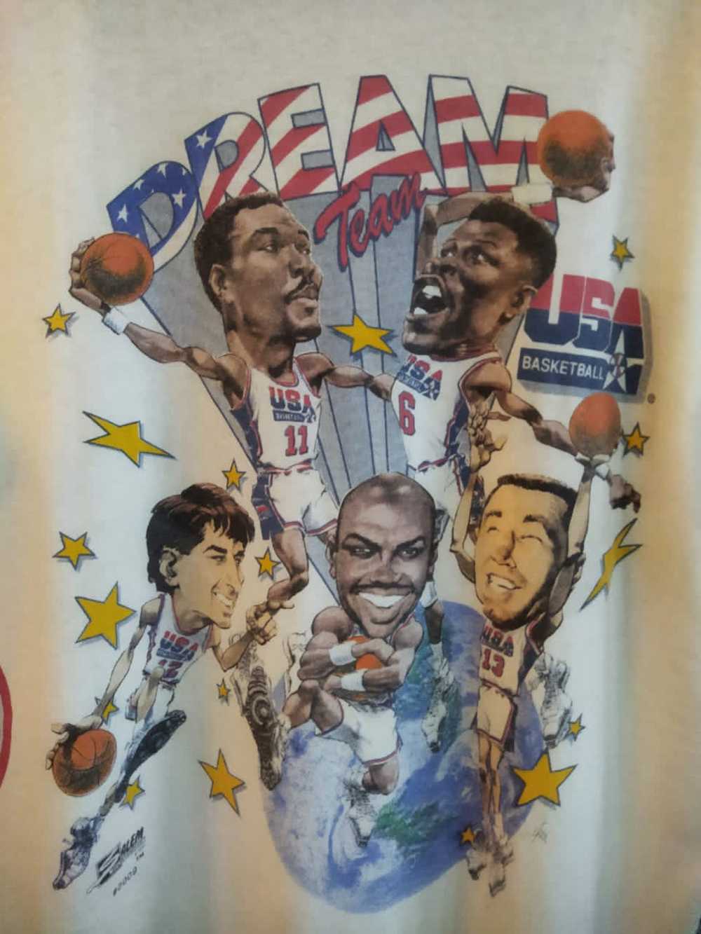 NBA × Vintage Vintage 90s USA DREAM TEAM NBA tees - image 10