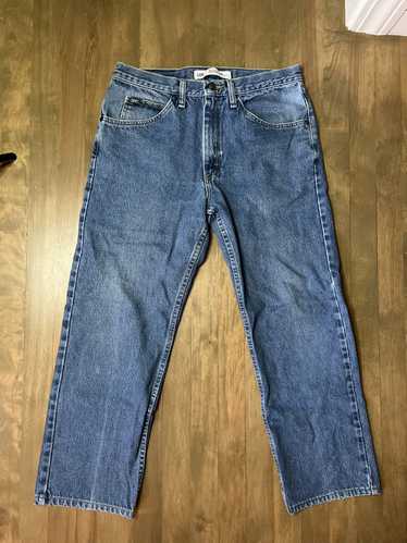 Jean × Lee × Vintage Vintage Lee Faded Jeans Stra… - image 1