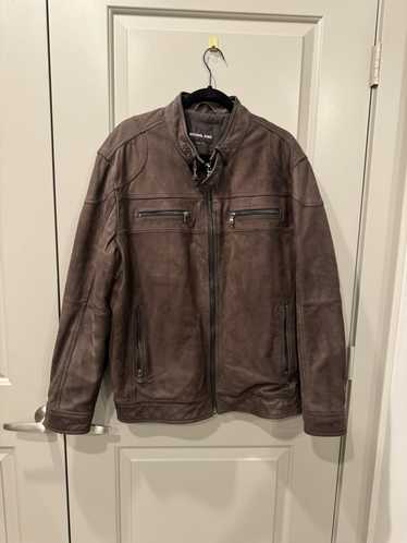 Michael Kors Brown leather jacket MK