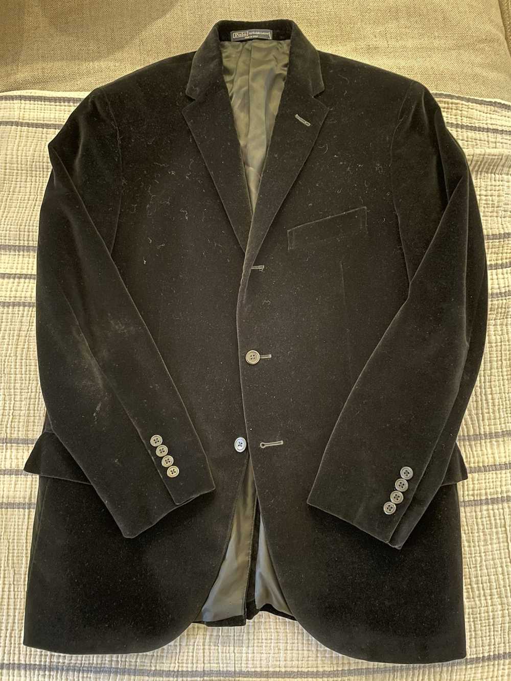 Polo Ralph Lauren × Vintage 3/2 Roll Velvet Jacket - image 4