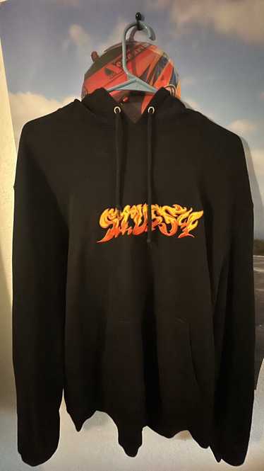 Streetwear × Stussy Stussy Fire Hoodie