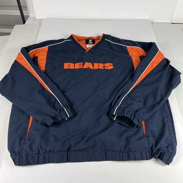 NFL NFL Chicago Bears Jacket Blue & Orange Pullov… - image 1