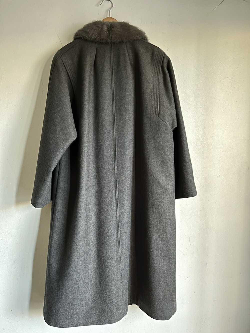 Cashmere & Wool × Mink Fur Coat × Vintage Vintage… - image 11