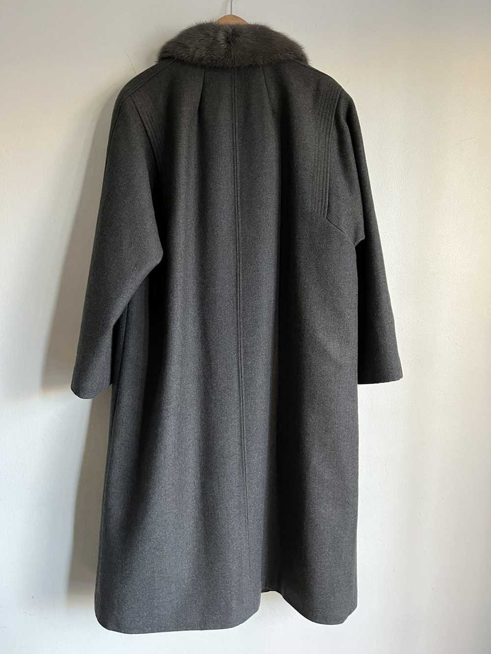 Cashmere & Wool × Mink Fur Coat × Vintage Vintage… - image 12