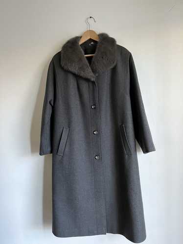 Cashmere & Wool × Mink Fur Coat × Vintage Vintage… - image 1