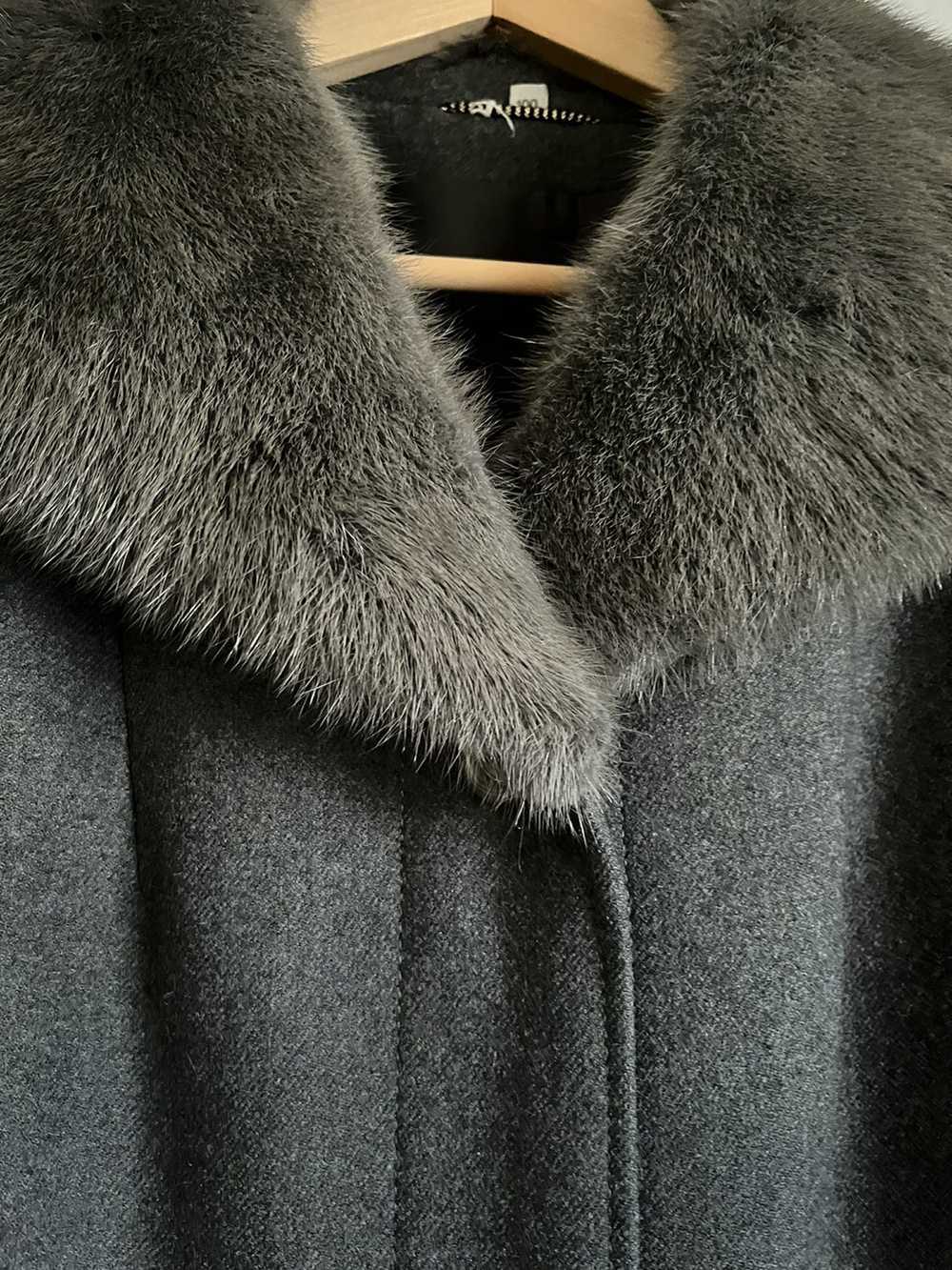 Cashmere & Wool × Mink Fur Coat × Vintage Vintage… - image 2