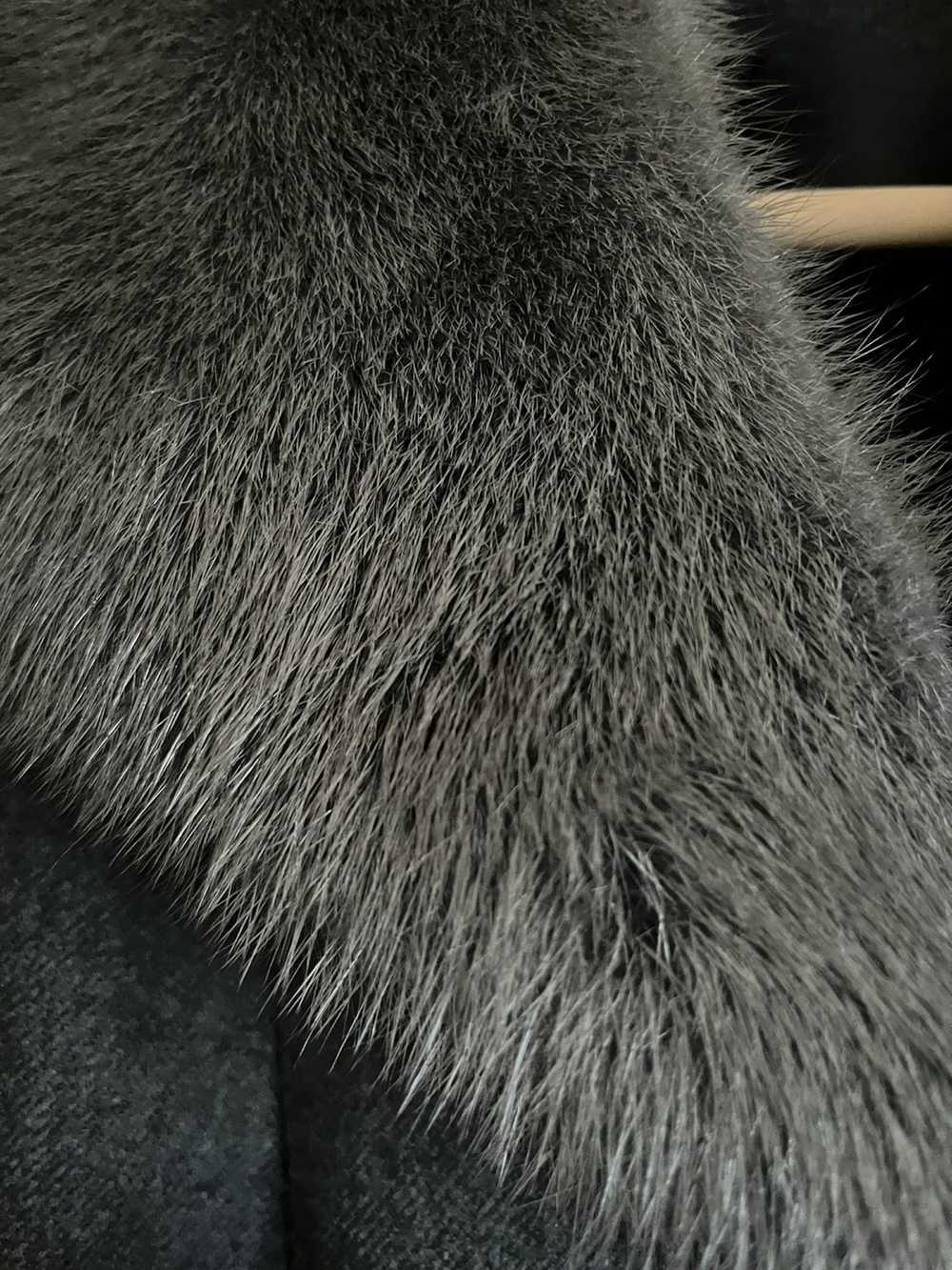 Cashmere & Wool × Mink Fur Coat × Vintage Vintage… - image 3