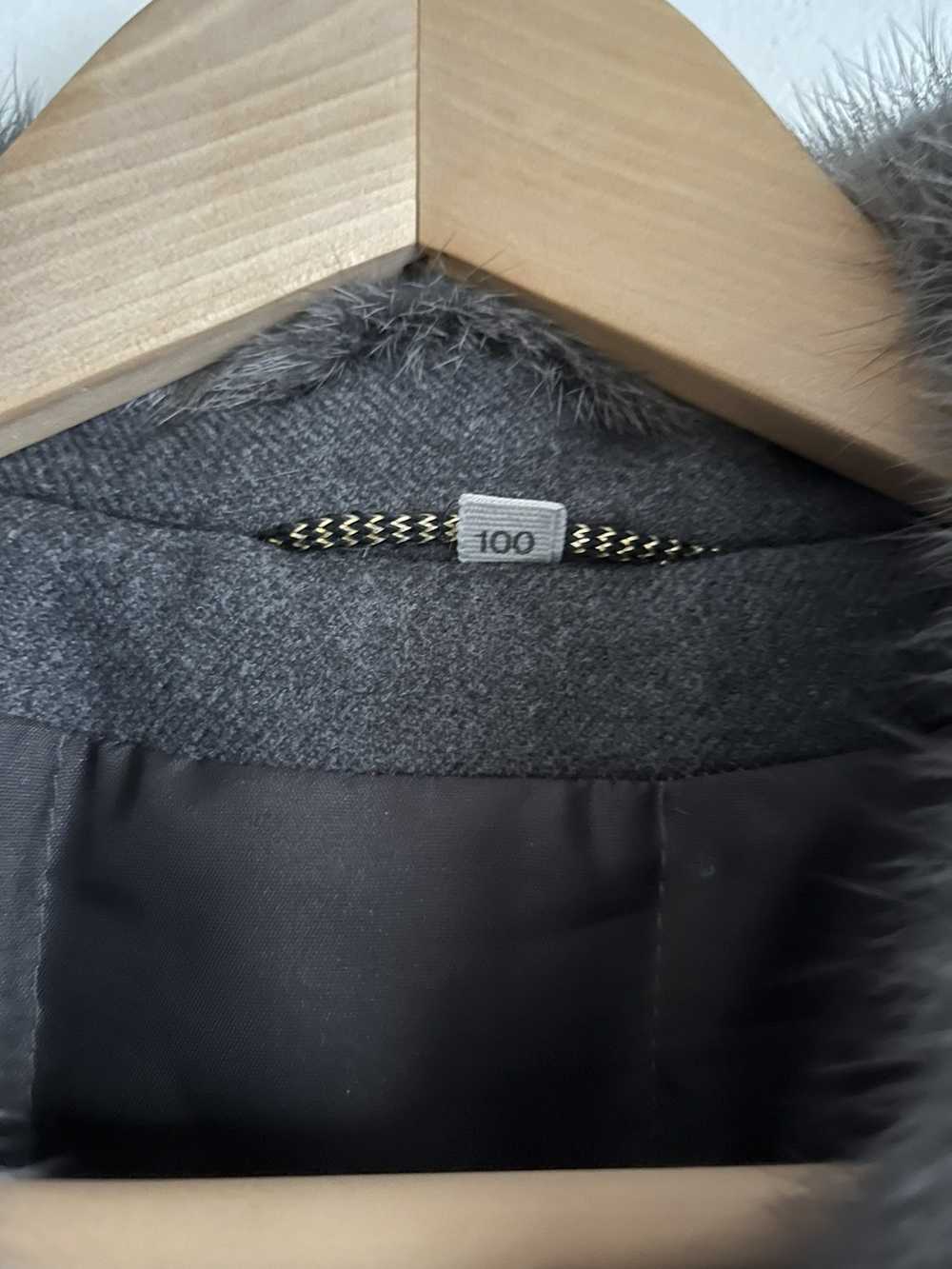 Cashmere & Wool × Mink Fur Coat × Vintage Vintage… - image 9