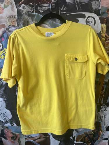 Vintage Yellow Pocket Tee