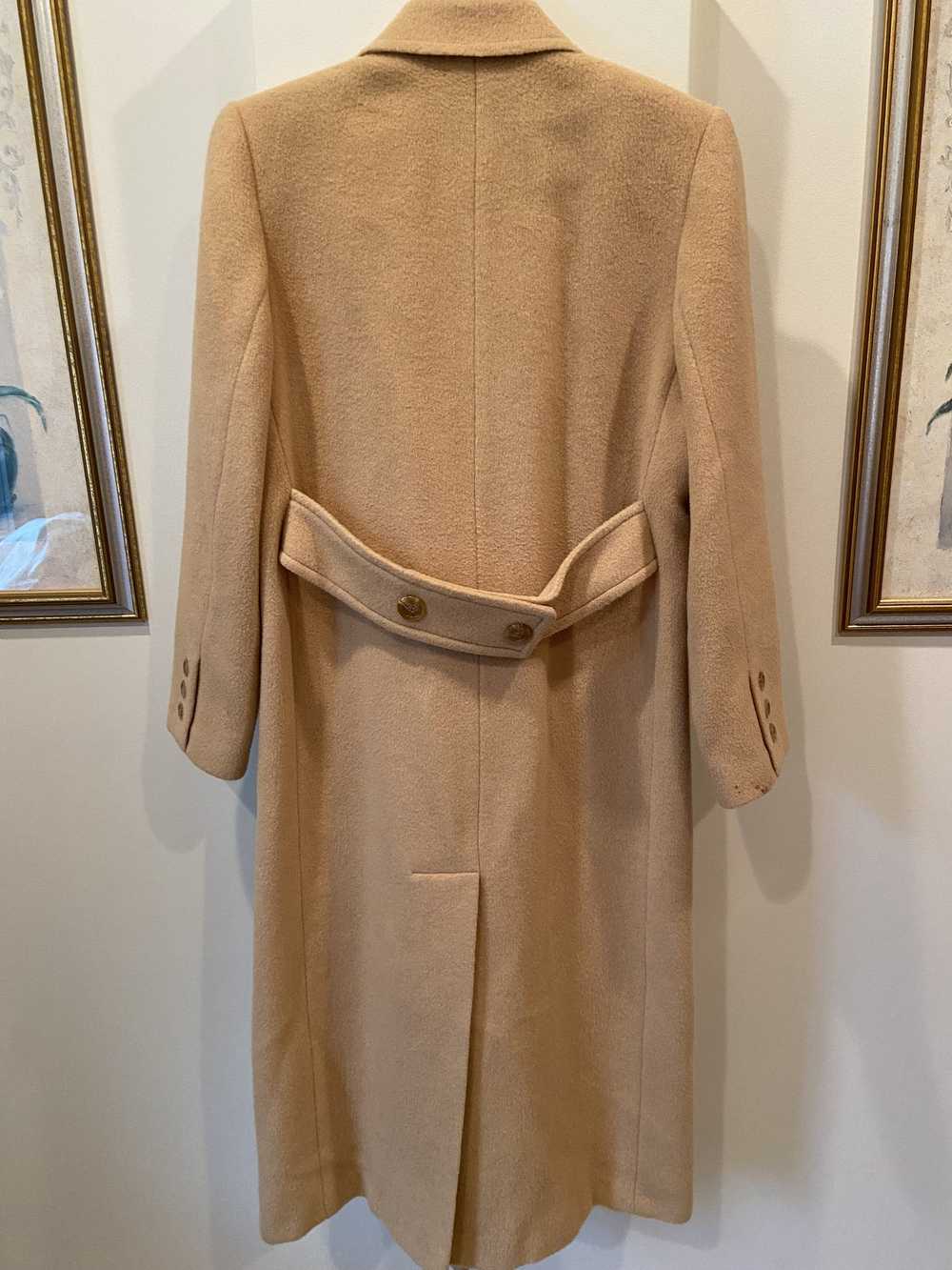 Vintage Vintage Marvin Richards Tan Overcoat-Wool… - image 3