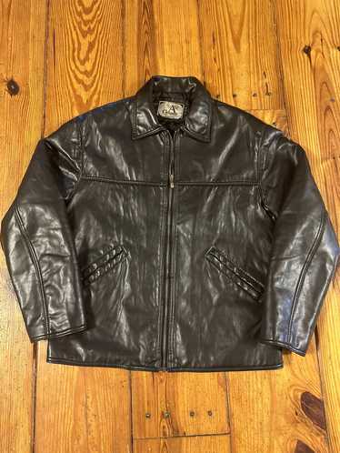 A Collezioni × Leather Jacket × Vintage ITALIAN MA