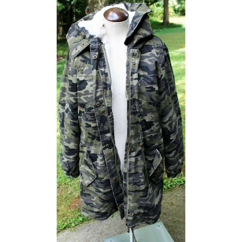 Other Camouflage Jacket Women sz L White Faux Fur… - image 7